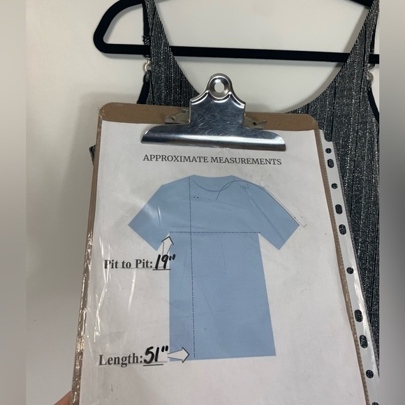 VTG Glam Silver  Metallic Maxi Dress Lined Body-con Formal Tagged SZ 13 Sparkle - Picture 7 of 16